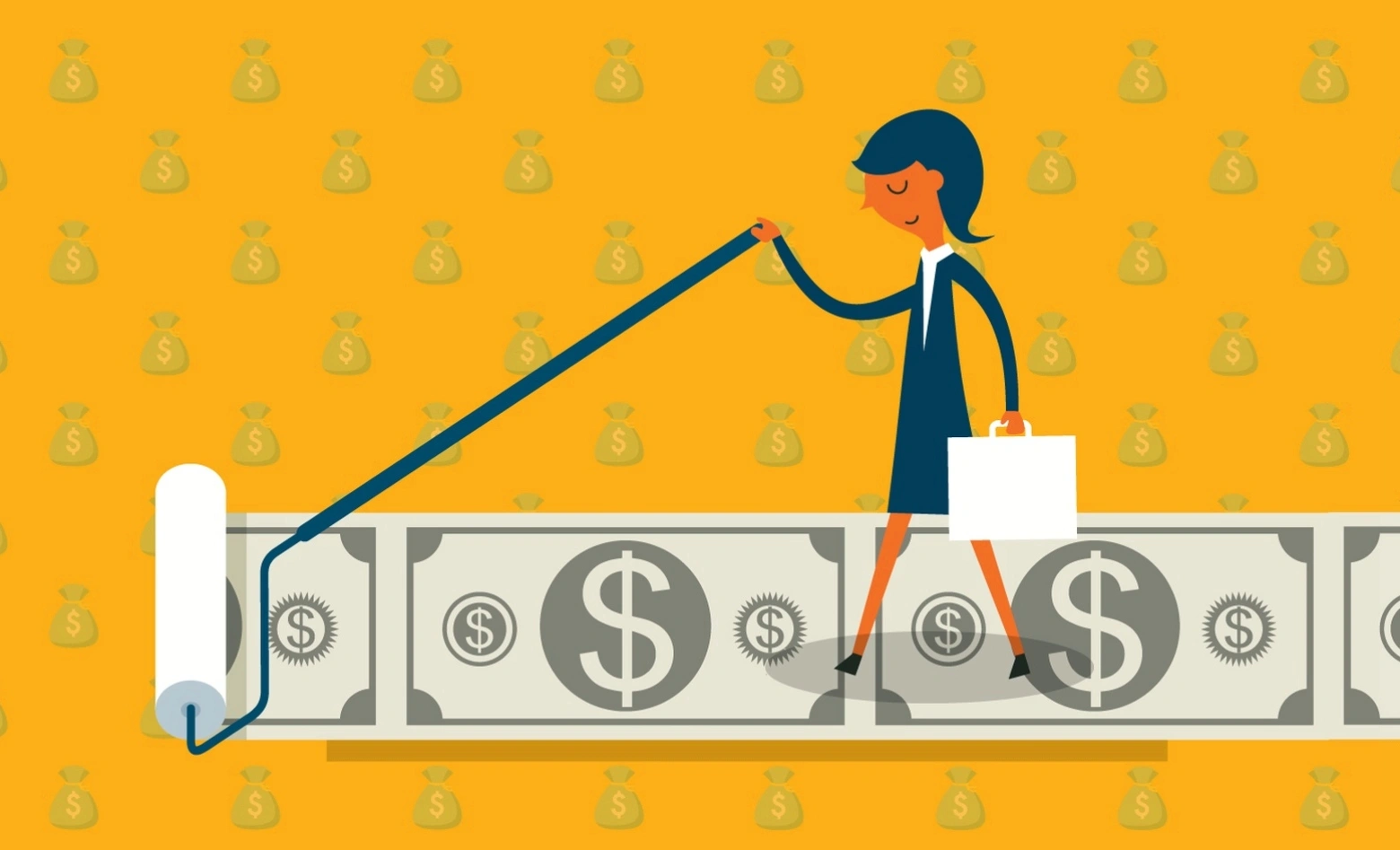 Freelancer receiving financial planning guidance session